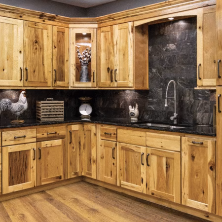 Hickory Shaker Nuvelle Cabinets